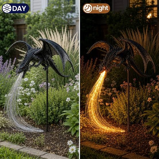 Shirem DragonFlame dragon garden decoration